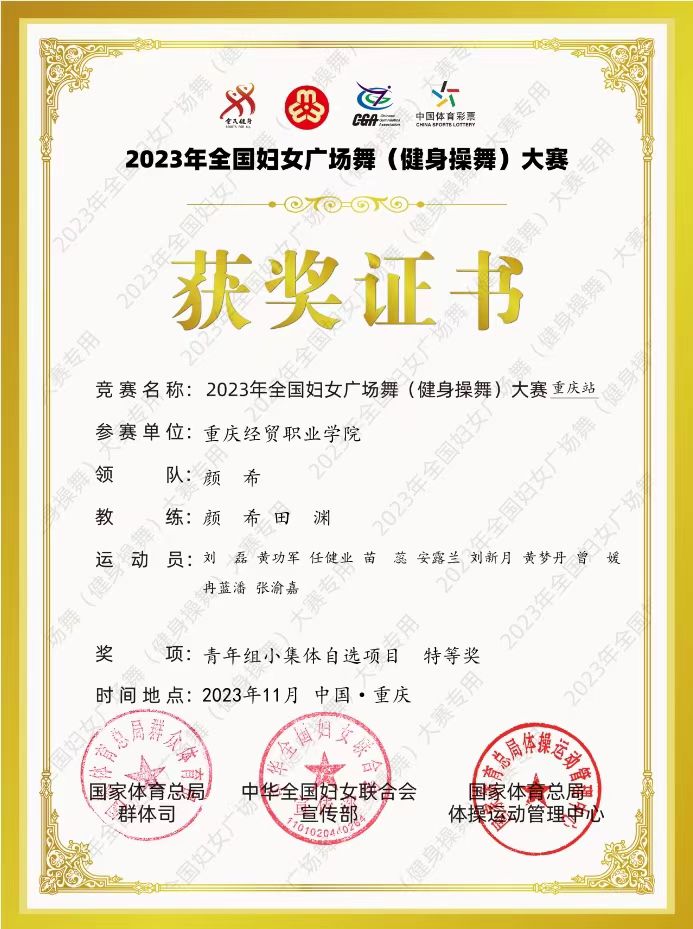 1700809312565064802.jpg 2023年全国妇女广场舞(健身操舞)大赛【青年组小集体自选项目】——特等奖.jpg